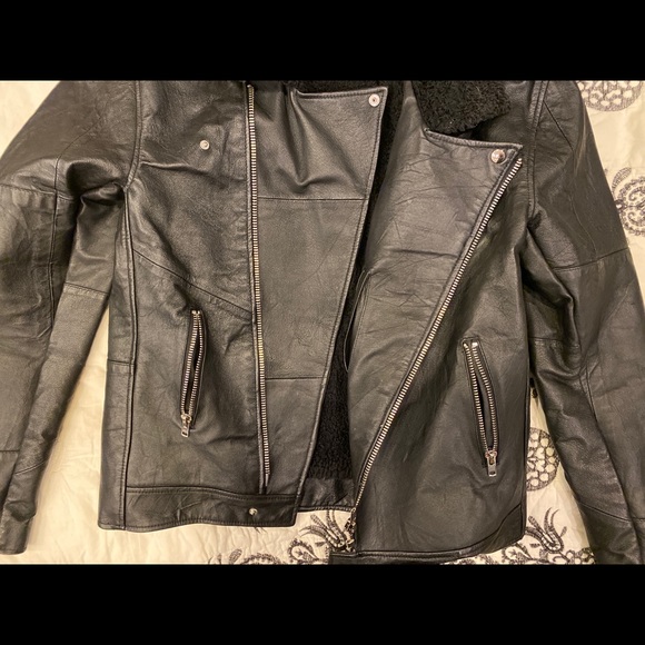 Deadwood Avery Recycled Men’s Leather Jacket | 48 - Picture 4 of 11
